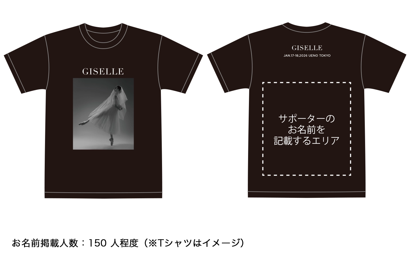 2026年新春公演「GISELLE」応援サポーター企画